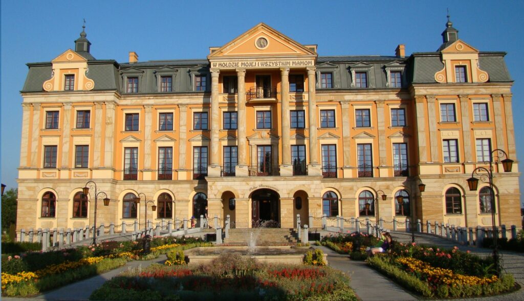 Widok na Pałac Bursztynowy