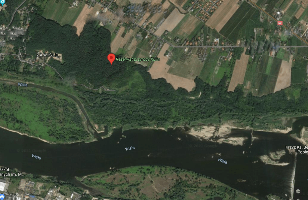 Rezerwat Kulin, Mapa 1