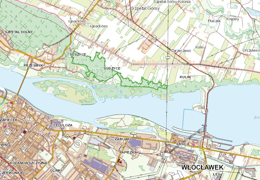 Rezerwat Kulin, Mapa 2