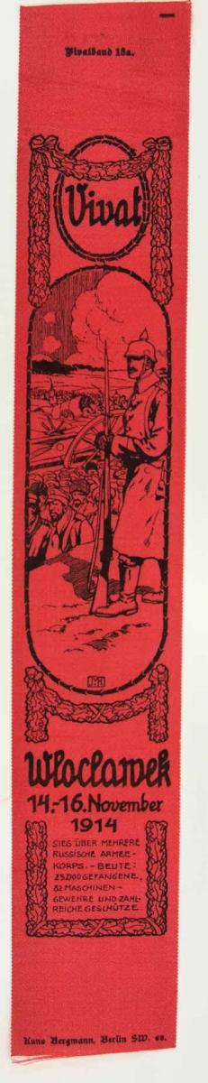 Niemiecka wstążka upamiętniająca zwycięstwo Niemców w Bitwie pod Włocławkiem