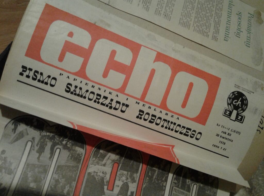 "Echo Papiernika i Meblarza", aut. zdj. Grzegorz Daniel, źródło: Facebook 