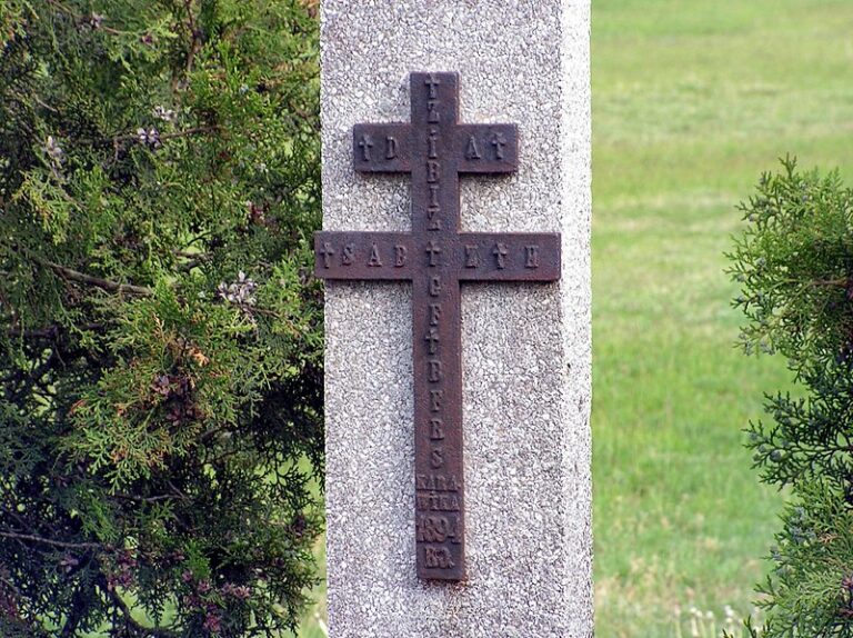 Krzyż epidemiczny, ul. Lisek