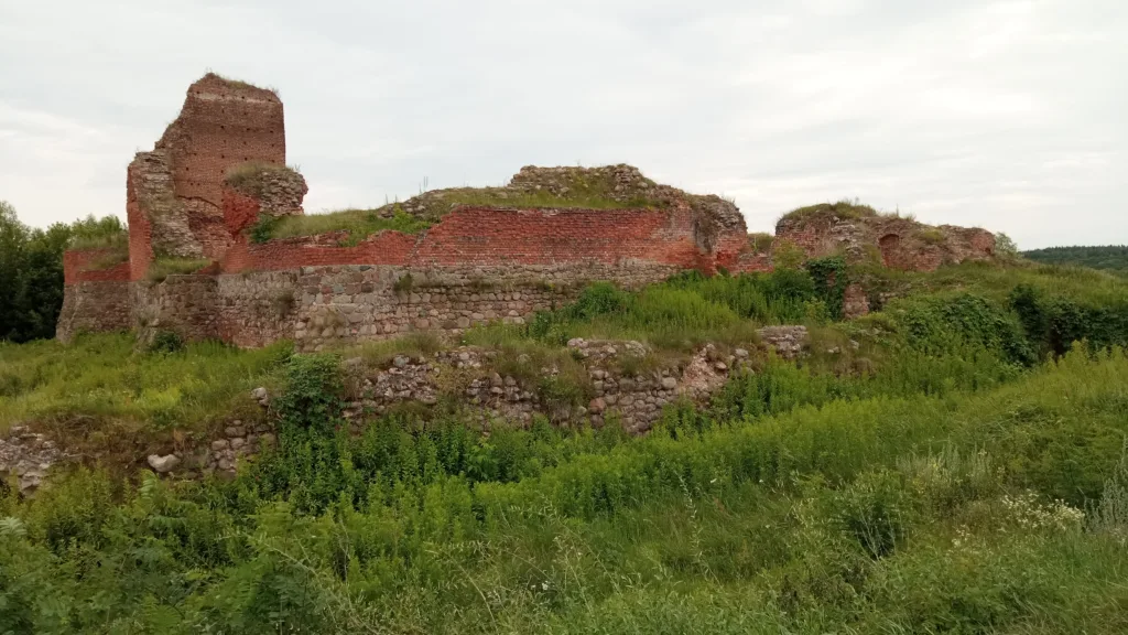 Ruiny zamku w Bobrownikach