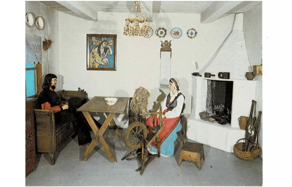 Muzeum Kujawskie, pocztówka z 1975r., skan własny