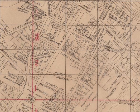 Plan Miasta z 1915 roku.