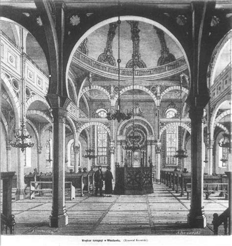 Wnętrze i zabytki synagogi na ul. Żabiej 14