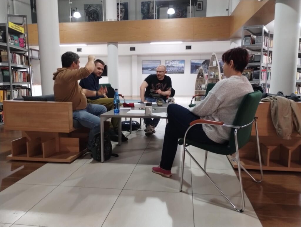 Sesja RPG w Filii 11. Miejskiej Biblioteki we Włocławku