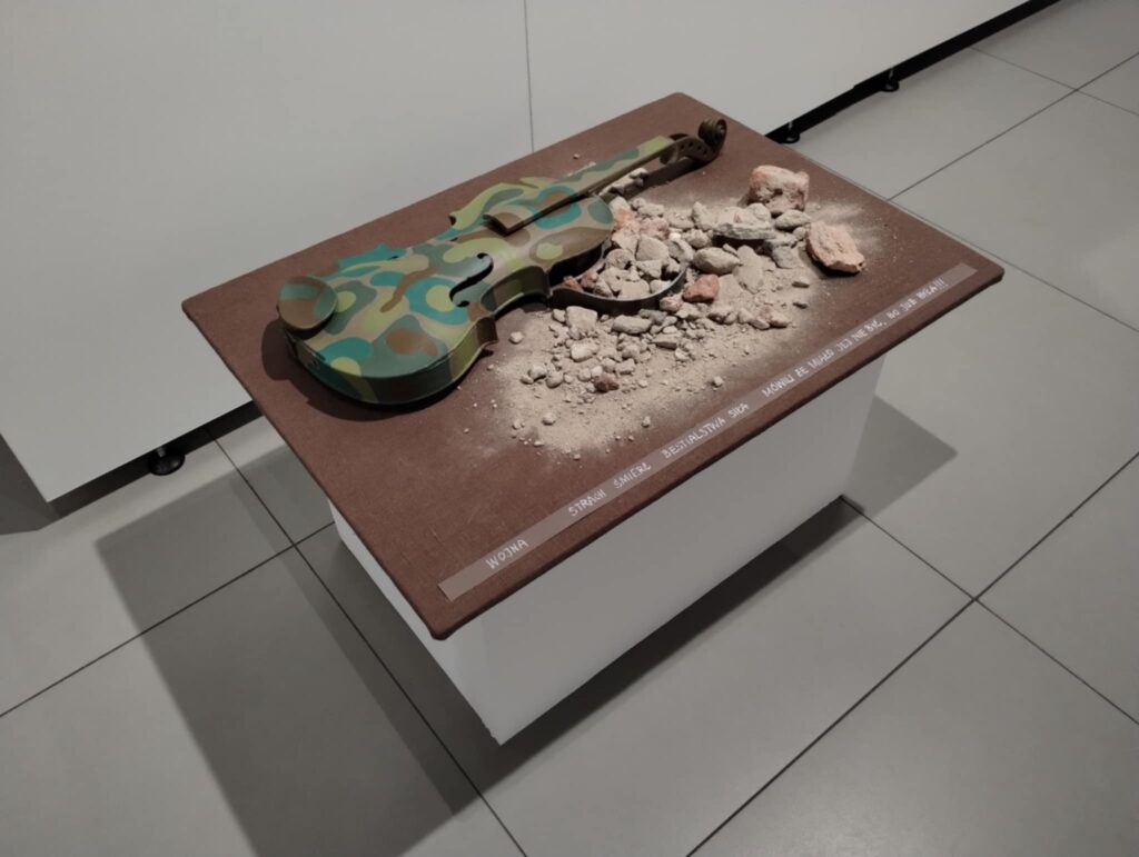 Fragment wystawy „Spojrzenia. Natura rzeczy” w włocławskiej Galerii Sztuki Współczesnej