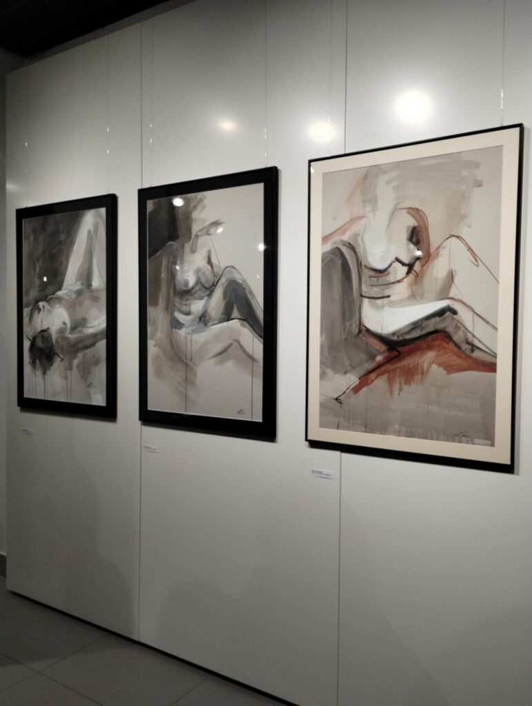 Fragment wystawy „Spojrzenia. Natura rzeczy” w włocławskiej Galerii Sztuki Współczesnej