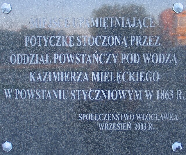 Pomnik powstania styczniowego, Mielęcin
