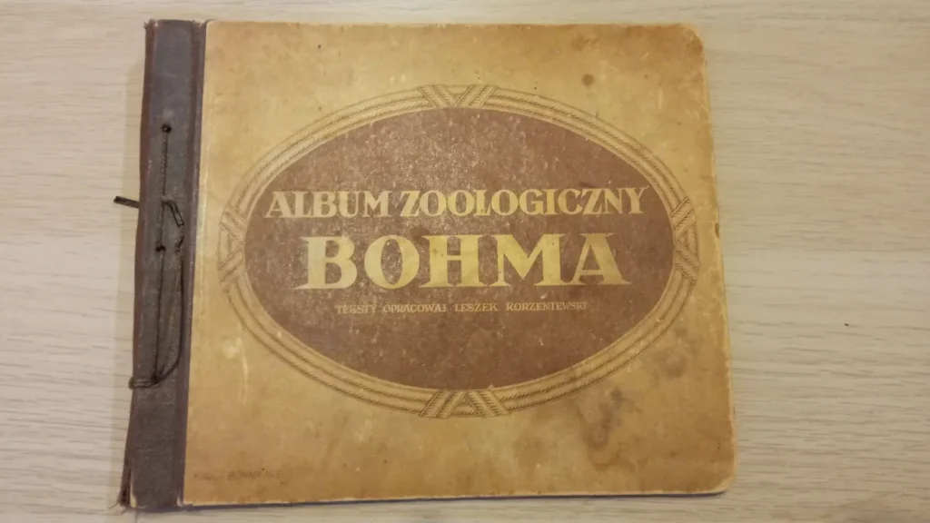 Okładka albumu zoologicznego Bohma