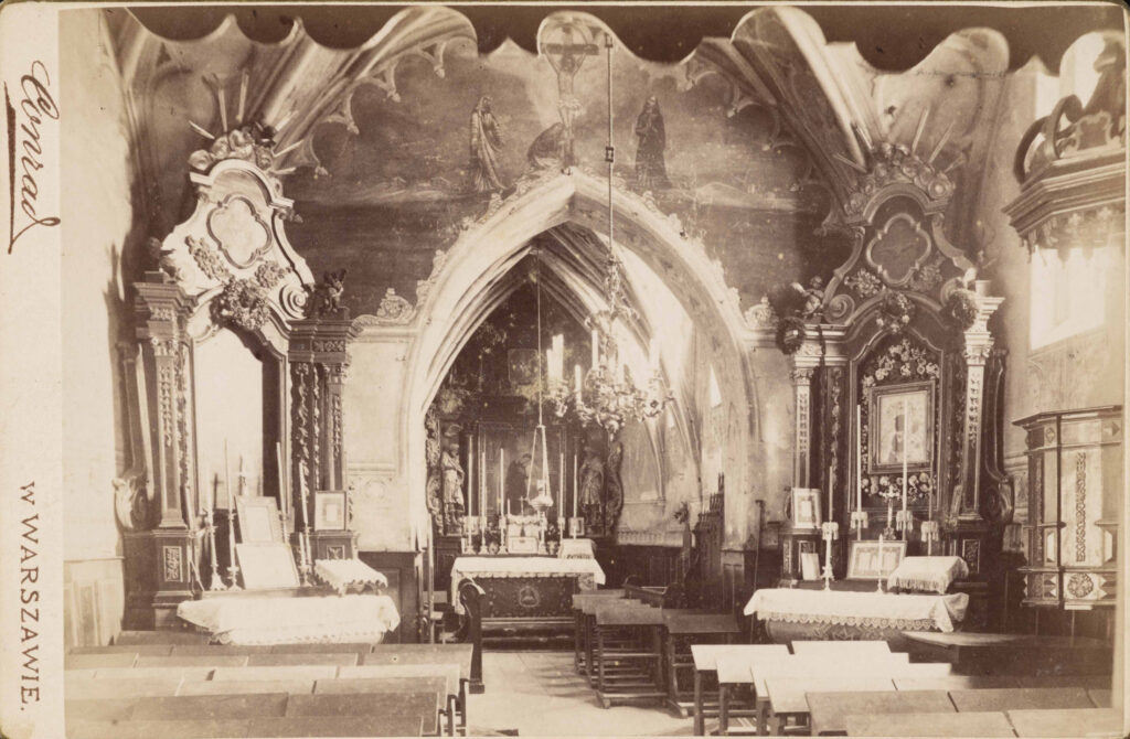 Wnętrze kościoła św. Witalisa we Włocławku, lata 1890-1896