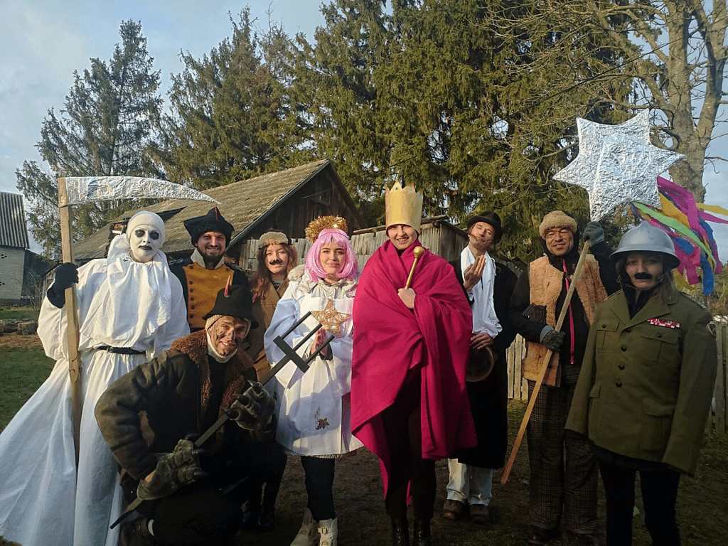 Grupa herodowa na Kurpiach Zielonych, grudzień 2023