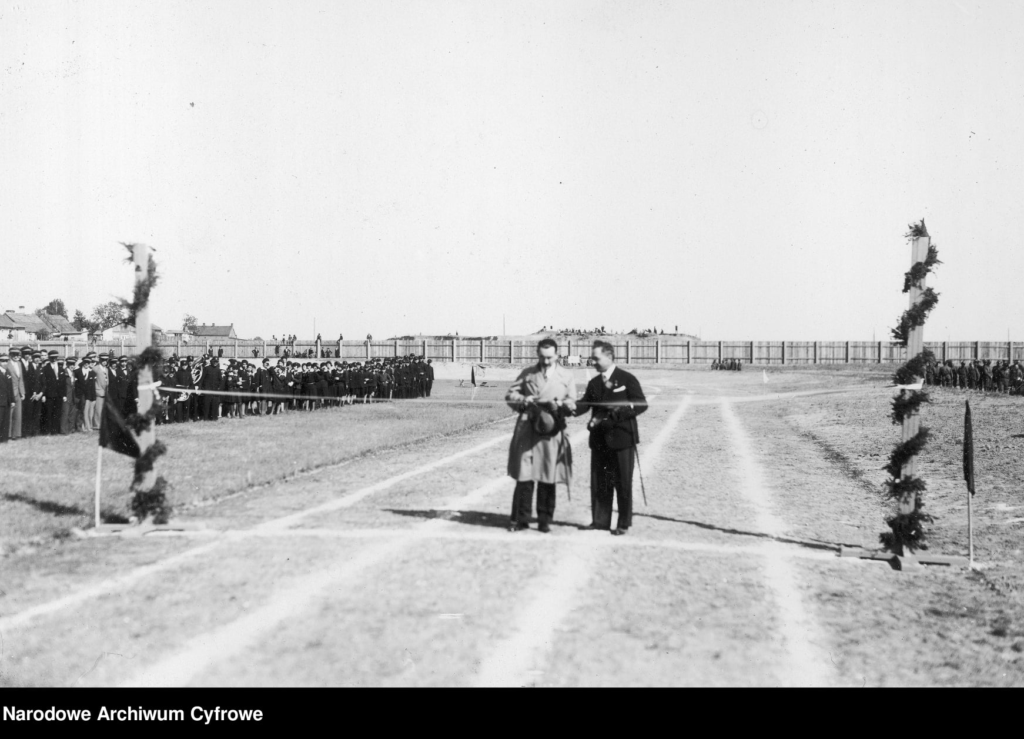 Nowy stadion miejski z 1930 r., uroczystość otwarcia 9 czerwca 1930 r.