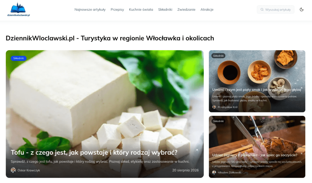 Zrzut ekranu z serwisu DziennikWloclawski.pl