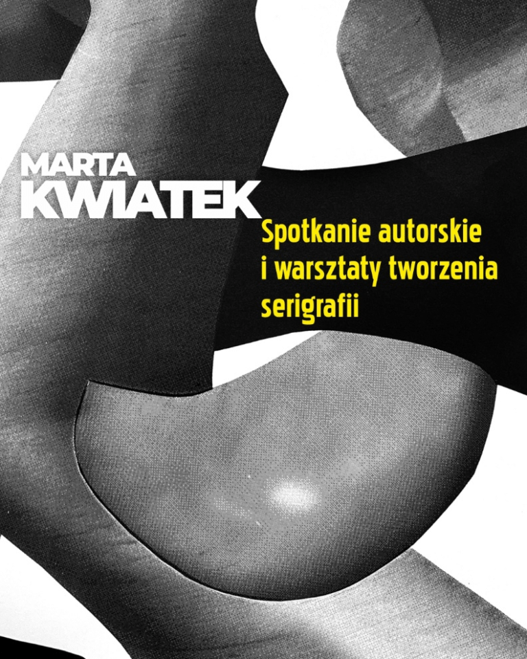 Spotkanie autorskie i warsztaty tworzenia serigrafii z Martą Kwiatek